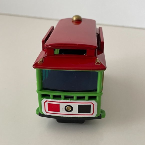 San Fransisco Cable Friction Car Green Red Powell & Hyde Streets Souvenir Decor - Picture 3 of 10